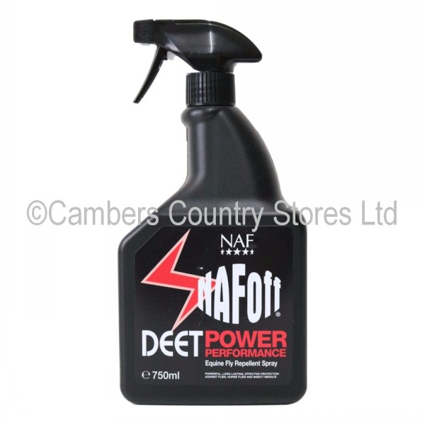 NAF Naf Off Deet Power Equine Fly Spray 750ml Cambers Country Store